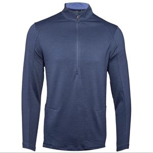 Graham luxe porter heathered golf 1/4 zip BNIB